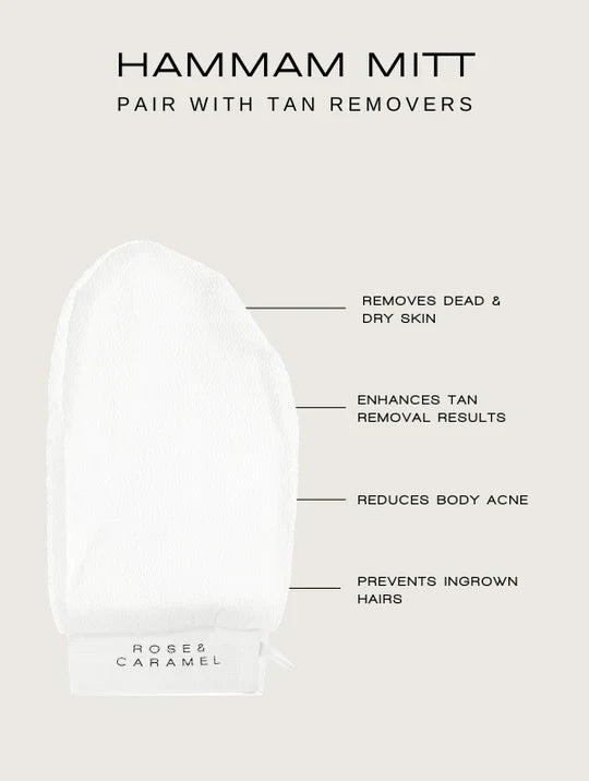 Branded White Exfoliating Body Mitt
